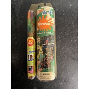 Lite-Brite Nicktoons Picture Refill Set – 50 Pegs – Nickelodeon – Sealed